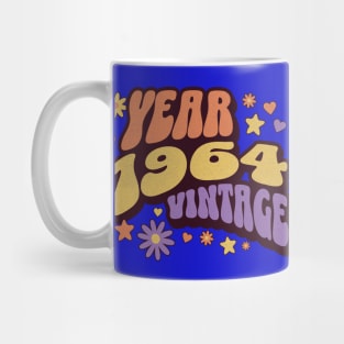 Year 1964 vintage, 60th birthday, 1964, vintage, turning 60, awsome 60th, birthday gift, best year Mug